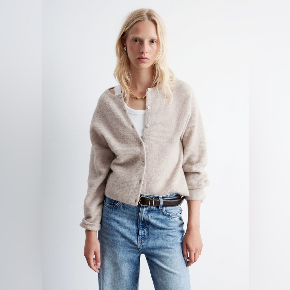 & Other Stories Heathered Cardigan
